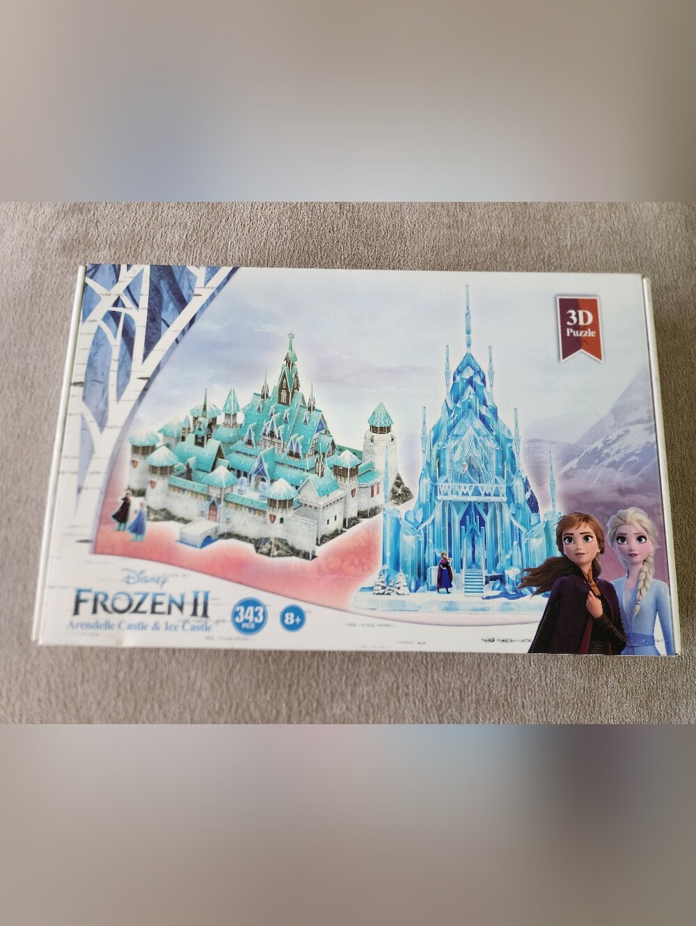 New In Box Disney Frozen II Arendelle & Ice Castle 3D Puzzle 343 Pieces